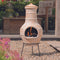 RedFire – Lima – Beige - Kleihaard – Terrashaard – Fireplace – Stevig - Terrasverwarming – Sfeerhaard
