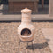RedFire – Lima – Beige - Kleihaard – Terrashaard – Fireplace – Stevig - Terrasverwarming – Sfeerhaard
