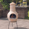 RedFire – Lima – Beige - Kleihaard – Terrashaard – Fireplace – Stevig - Terrasverwarming – Sfeerhaard
