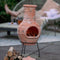 RedFire – Lima – Beige - Kleihaard – Terrashaard – Fireplace – Stevig - Terrasverwarming – Sfeerhaard