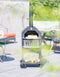 RedFire – Lorenzo Outdoor Oven – Zwart - Staal – Stevig staal - Industrieel – Terrasverwarming – Sfeerhaard – Oven – inclusief: Pizza Plaat - Oven 50 x 37 cm