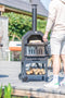 RedFire – Lorenzo Outdoor Oven – Zwart - Staal – Stevig staal - Industrieel – Terrasverwarming – Sfeerhaard – Oven – inclusief: Pizza Plaat - Oven 50 x 37 cm
