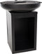 RedFire – Matanzas – Zwart - Staal – Vuurschaal – Fire Pit – Stevig staal - Industrieel – Terrasverwarming – Sfeerhaard – BBQ - houtopslag