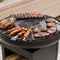 RedFire – Matanzas – Zwart - Staal – Vuurschaal – Fire Pit – Stevig staal - Industrieel – Terrasverwarming – Sfeerhaard – BBQ - houtopslag