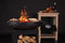 RedFire – Matanzas – Zwart - Staal – Vuurschaal – Fire Pit – Stevig staal - Industrieel – Terrasverwarming – Sfeerhaard – BBQ - houtopslag