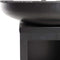RedFire – Matanzas – Zwart - Staal – Vuurschaal – Fire Pit – Stevig staal - Industrieel – Terrasverwarming – Sfeerhaard – BBQ - houtopslag