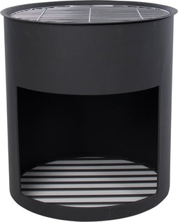 RedFire – Milshire – Zwart - Staal – Vuurschaal – Vuur Ton – Fireplace– Stevig staal – Diameter 45cm - Terrasverwarming – Sfeerhaard