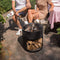RedFire – Milshire – Zwart - Staal – Vuurschaal – Vuur Ton – Fireplace– Stevig staal – Diameter 45cm - Terrasverwarming – Sfeerhaard