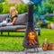 RedFire – Napa – Zwart - Staal – Vuurkorf – Fireplace– Stevig staal – Diameter 35cm – Terrasverwarming – Sfeerhaard