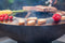 RedFire – ONYX Tafel – Zwart - Staal – Vuurschaal – Fire Pit – Stevig staal – Diameter 80cm – Hoogte: 95cm - Industrieel – Terrasverwarming – Sfeerhaard – BBQ – Grill – Inclusief regenhoes
