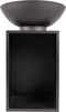 RedFire – ONYX – Zwart - Staal – Vuurschaal – Fire Pit – Stevig staal – Diameter 60cm – Hoogte: 60cm - Industrieel – Terrasverwarming – Sfeerhaard – BBQ – Grill – Inclusief regenhoes