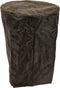 RedFire – ONYX – Zwart - Staal – Vuurschaal – Fire Pit – Stevig staal – Diameter 60cm – Hoogte: 60cm - Industrieel – Terrasverwarming – Sfeerhaard – BBQ – Grill – Inclusief regenhoes