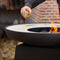 RedFire – Orion – Zwart - Staal – Vuurschaal – Fire Pit – Stevig staal – Diameter 80cm - Industrieel – Terrasverwarming – Sfeerhaard – BBQ - Grill
