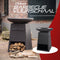RedFire – Orion – Zwart - Staal – Vuurschaal – Fire Pit – Stevig staal – Diameter 80cm - Industrieel – Terrasverwarming – Sfeerhaard – BBQ - Grill