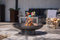 RedFire – Oulu – Zwart - Staal – Vuurschaal – Fire Pit – Stevig staal – Diameter 80cm - Industrieel – Terrasverwarming – Sfeerhaard – Handvaten