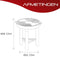 RedFire – Palau – Zwart - Staal – Vuurschaal – Fire Pit – Stevig staal - Industrieel – Terrasverwarming – Sfeerhaard – BBQ