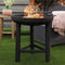 RedFire – Palau – Zwart - Staal – Vuurschaal – Fire Pit – Stevig staal - Industrieel – Terrasverwarming – Sfeerhaard – BBQ