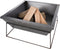 RedFire – Reso – Grijs - Staal – Vuurkorf – Stevig staal – Diameter 60cm - Industrieel – Terrasverwarming – Sfeerhaard