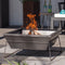 RedFire – Reso – Grijs - Staal – Vuurkorf – Stevig staal – Diameter 60cm - Industrieel – Terrasverwarming – Sfeerhaard