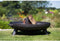 RedFire – Salo – Grijs - Staal – Vuurschaal – Fire Pit – Stevig staal – Diameter 80cm - Industrieel – Terrasverwarming – Sfeerhaard – Handvaten