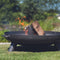 RedFire – Salo – Grijs - Staal – Vuurschaal – Fire Pit – Stevig staal – Diameter 80cm - Industrieel – Terrasverwarming – Sfeerhaard – Handvaten