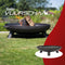 RedFire – Salo – Grijs - Staal – Vuurschaal – Fire Pit – Stevig staal – Diameter 80cm - Industrieel – Terrasverwarming – Sfeerhaard – Handvaten