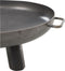 RedFire – Salo – Grijs - Staal – Vuurschaal – Fire Pit – Stevig staal – Diameter 60cm - Industrieel – Terrasverwarming – Sfeerhaard – Handvaten