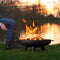 RedFire – Salo – Grijs - Staal – Vuurschaal – Fire Pit – Stevig staal – Diameter 60cm - Industrieel – Terrasverwarming – Sfeerhaard – Handvaten