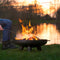 RedFire – Salo – Grijs - Staal – Vuurschaal – Fire Pit – Stevig staal – Diameter 60cm - Industrieel – Terrasverwarming – Sfeerhaard – Handvaten