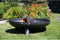 RedFire – Salo – Grijs - Staal – Vuurschaal – Fire Pit – Stevig staal – Diameter 80cm - Industrieel – Terrasverwarming – Sfeerhaard – Handvaten
