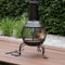 RedFire – Sauda – Zwart - Staal – Vuurkorf – Fire Pit – Stevig staal – Diameter 38cm – Terrasverwarming – Sfeerhaard