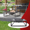RedFire –Tervo– Grijs - Staal – Vuurschaal – Fire Pit – Stevig staal – Diameter 80cm - Industrieel – Terrasverwarming – Sfeerhaard