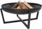 RedFire – Tornio – Zwart - Staal – Vuurschaal – Fire Pit – Stevig staal – Diameter 80cm - Industrieel – Terrasverwarming – Sfeerhaard