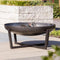 RedFire – Tornio – Zwart - Staal – Vuurschaal – Fire Pit – Stevig staal – Diameter 80cm - Industrieel – Terrasverwarming – Sfeerhaard