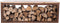 RedFire – Tyr – Handmade- Bruin - Staal – Houdopslag – Bank – Houtopslagbank - Stapelbaar- Staaldikte 3mm - Geroeste schaal - 122 x 42 x 43 cm (L x B x H)