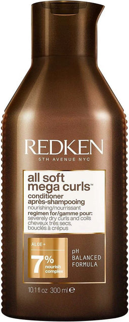 Redken All Soft Mega Curls Conditioner – Voor krullend & pluizend haar – 300 ml