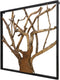 Wanddecoratie - Metaal/teak