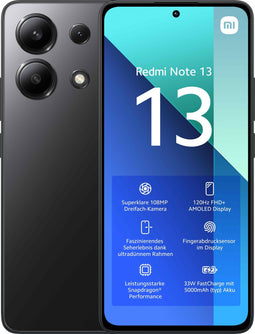 Redmi Note 13 4G, 8GB ram, 512GB opslag Zwart