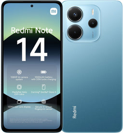 Redmi Note 14 4G, 8GB ram, 256GB opslag Blauw