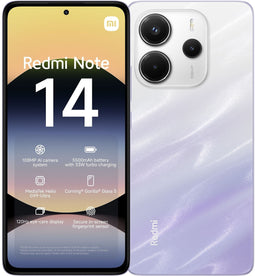 Redmi Note 14 4G, 8GB ram, 256GB opslag Paars