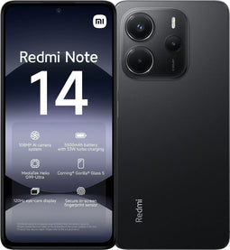 Redmi Note 14 4G, 8GB ram, 256GB opslag Zwart