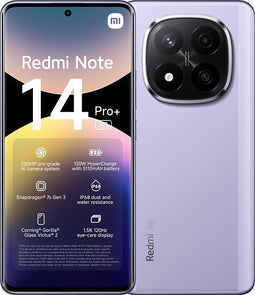 Redmi Note 14 Pro+ 5G, 8GB ram, 256GB opslag Paars