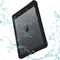 Redpepper Tablet Hoes Geschikt voor Apple iPad 9 10.2 (2021) 9e generatie / Apple iPad 7 10.2 (2019) 7e generatie / Apple iPad 8 10.2 (2020) 8e generatie - Redpepper Waterproof Backcase - Zwart /Zwart