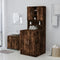 vidaXL - Wasmachinekast - 71x71,5x91,5 - cm - grijs - sonoma - eikenkleurig