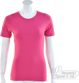 Reebok - Sport Essentials Crew Tee - Dames Sport Shirts - S - DonkerRoze