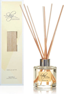 Reed Diffuser Vanille en Vijg - 12 weken - Isle of Skye Candle