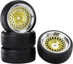 Reely 1:10 Straatmodel Complete wielen Racing CLS Goud 4 stuk(s)