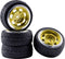 Reely 1:10 Straatmodel Complete wielen Racing Retro Goud (metallic) 4 stuk(s)