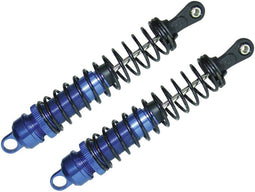 Reely 1:8 Hydraulische schokdempers aluminium Blauw (metallic) Met veren Zwart 126 mm 2 stuk(s)