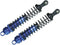 Reely 1:8 Hydraulische schokdempers aluminium Blauw (metallic) Met veren Zwart 126 mm 2 stuk(s)